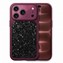 Microsonic Apple iPhone 17 Pro Kılıf Ruby Sparkle Mürdüm