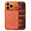 Microsonic Apple iPhone 17 Pro Kılıf Ruby Sparkle Turuncu