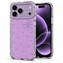 Microsonic Apple iPhone 17 Pro Kılıf ShineGlam Luxe Pembe