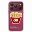 Microsonic Apple iPhone 17 Pro Kılıf Stitched Puppy Plush French Fries
