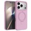 Microsonic Apple iPhone 17 Pro Kılıf Aura Stant MagSafe Pembe