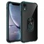 Microsonic Apple iPhone XR Kılıf Grande Clear Ring Holder Yeşil