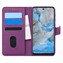 Microsonic General Mobile GM 22 Pro Kılıf Fabric Book Wallet Mor