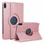 Microsonic Honor Pad 8 Kılıf 360 Rotating Stand Deri Rose Gold