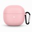Microsonic Huawei FreeBuds 7 Mat Silikon Kılıf Pembe