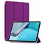 Microsonic Huawei MatePad 11 Kılıf Slim Translucent Back Smart Cover Mor