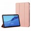 Microsonic Huawei MediaPad T3 10 Kılıf Slim Translucent Back Smart Cover Rose Gold