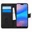 Microsonic Huawei P20 Lite Kılıf Fabric Book Wallet Siyah