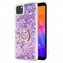 Microsonic Huawei Y5P Kılıf Glitter Liquid Holder Mor