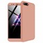 Microsonic Huawei Y6 2018 Kılıf Double Dip 360 Protective Rose Gold