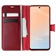 Microsonic Infinix Hot 50 4G Kılıf Delux Leather Wallet Kırmızı