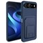 Microsonic TECNO Spark 40 5G Kılıf PocketPro Litchi Lacivert