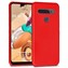 Microsonic Matte Silicone LG K41S Kılıf Kırmızı