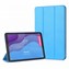 Microsonic Lenovo Tab M10 3 Nesil 10 1 Kılıf TB-328F Slim Translucent Back Smart Cover Mavi