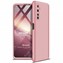 Microsonic Realme 6 Kılıf Double Dip 360 Protective Rose Gold