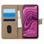 Microsonic Reeder P13 Blue Plus 2022 Kılıf Fabric Book Wallet Gold