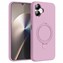 Microsonic Samsung Galaxy A06 Kılıf Aura Stant MagSafe Pembe