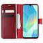 Microsonic Samsung Galaxy A07 Kılıf Delux Leather Wallet Kırmızı