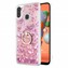 Microsonic Samsung Galaxy M11 Kılıf Glitter Liquid Holder Pembe