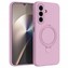 Microsonic Samsung Galaxy A16 Kılıf Aura Stant MagSafe Pembe