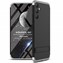 Microsonic Samsung Galaxy A34 Kılıf Double Dip 360 Protective Siyah Gri