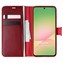 Microsonic Samsung Galaxy A57 Kılıf Delux Leather Wallet Kırmızı