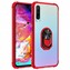 Microsonic Samsung Galaxy A70 Kılıf Grande Clear Ring Holder Kırmızı