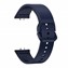 Microsonic Samsung Galaxy Fit 3 Kordon Silicone Sport Band Lacivert