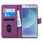 Microsonic Samsung Galaxy J7 Pro Kılıf Fabric Book Wallet Mor