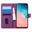 Microsonic Samsung Galaxy S10E Kılıf Fabric Book Wallet Mor