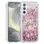 Microsonic Samsung Galaxy S23 FE Kılıf Glitter Liquid Holder Pembe
