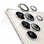 Microsonic Samsung Galaxy S23 Ultra Tekli Kamera Lens Koruma Camı Gümüş