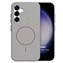 Microsonic Samsung Galaxy S25 Kılıf MagLeather Pro Gri