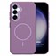 Microsonic Samsung Galaxy S25 Kılıf MagLeather Pro Lila