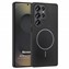 Microsonic Samsung Galaxy S25 Ultra Kılıf MagLeather Pro Siyah