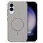 Microsonic Samsung Galaxy S25 Edge Kılıf MagLeather Pro Gri