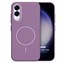 Microsonic Samsung Galaxy S25 Edge Kılıf MagLeather Pro Lila