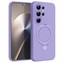 Microsonic Samsung Galaxy S26 Ultra Kılıf Aura Stant MagSafe Lila