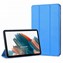 Microsonic Samsung Galaxy Tab A8 X200 Kılıf Slim Translucent Back Smart Cover Mavi