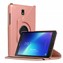 Microsonic Samsung Galaxy Tab Active2 T390 Kılıf 360 Rotating Stand Deri Rose Gold