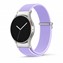 Microsonic Samsung Galaxy Watch 8 40mm Kordon FlexWeave Kumaş Lila