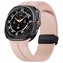 Microsonic Samsung Galaxy Watch 8 40mm Kordon Ribbon Line Pembe
