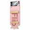 Microsonic Samsung Galaxy Z Flip 3 Kılıf Flio Strap Pembe