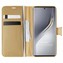 Microsonic TECNO Camon 40 Pro Kılıf Delux Leather Wallet Gold