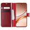 Microsonic Vivo V50 Lite 5G Kılıf Delux Leather Wallet Kırmızı