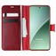 Microsonic Xiaomi 15 Pro Kılıf Delux Leather Wallet Kırmızı