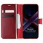 Microsonic Xiaomi Poco X7 Pro Kılıf Delux Leather Wallet Kırmızı