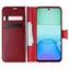 Microsonic Xiaomi Redmi 13 4G Kılıf Delux Leather Wallet Kırmızı