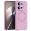 Microsonic Xiaomi Redmi 15C Kılıf Aura Stant MagSafe Pembe