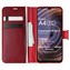 Microsonic Xiaomi Redmi A4 Kılıf Delux Leather Wallet Kırmızı